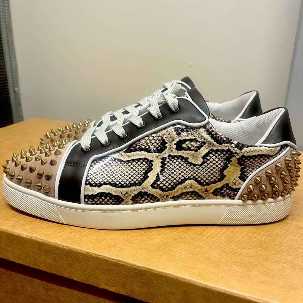 Christian Louboutin Louis Junior orlatto spikes